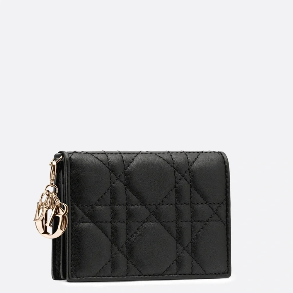 Lady Dior flap card holder NWOT